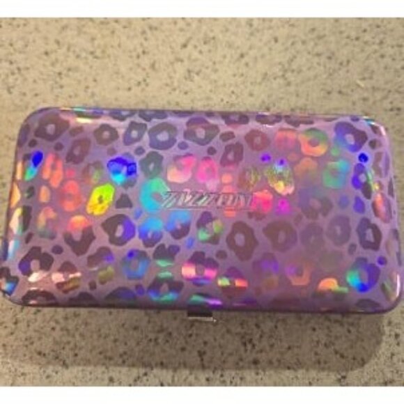 New Nail Clippers Kit Manicure Pedicure Set with Holographic Case(Purple) - Picture 2 of 2